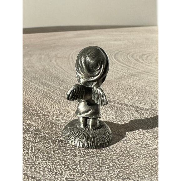Hallmark Pewter Little Gallery Betsy Clark Girl Angel Bedtime Prayer Figurine - Picture 2 of 4